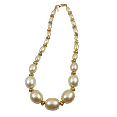 Napier Faux Pearl Necklace Vintage