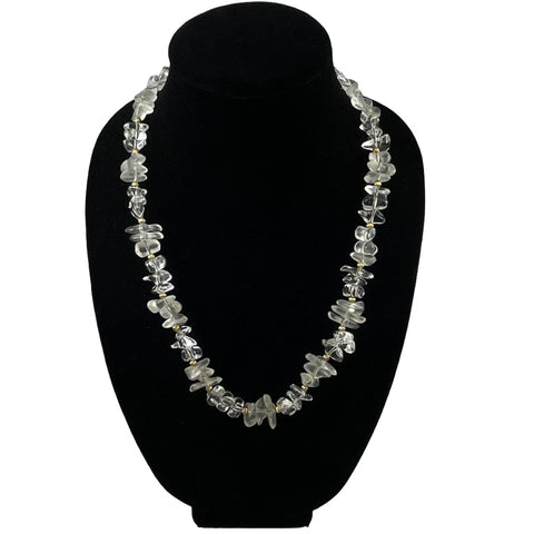 Napier Crystal Ice Lucite Necklace Vintage