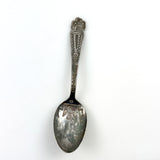 Antique Native American Eagle Silver Souvenir Spoon