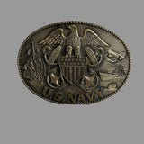 U.S Navy Seal Commemorative Brass Belt Buckle by Award Design Medals