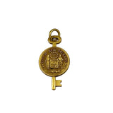 City of New Orleans Key Gold Charm Pendant Krower