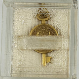 City of New Orleans Key Gold Charm Pendant in case