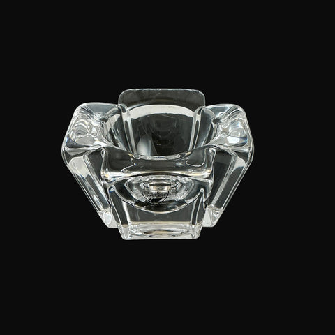 Orrefors Sweden MAX Crystal Votive Tealight Candle Holder Anna Ehrner