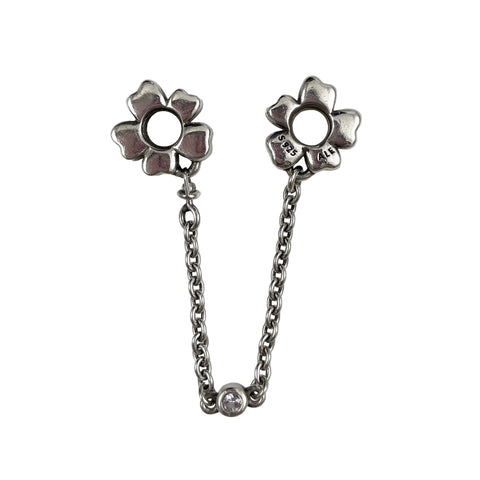 Pandora Bloom Meadow Flower Safety Chain With CZ