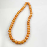 Vintage Peach Sponge Coral Beads