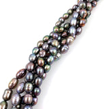 Peacock Freshwater Pearl Beads 9mm
