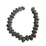Silver Plated Bali Style Beads 12mm