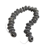 Silver Plated Bali Style Beads 12mm