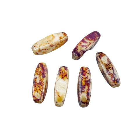 Czech Picasso Glass Beads