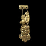 Gold Pig Slide Vintage Bracelet