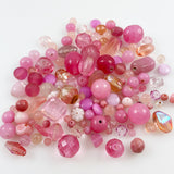Vintage Pink Glass Bead Mix