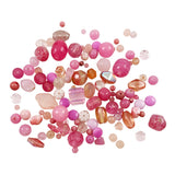 Rose Pink Glass Bead Mix