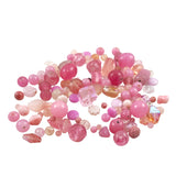 Vintage Pink Rose Glass Bead Mix