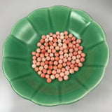 Pink Italian Coral Rounds  All Natural Gemstones 