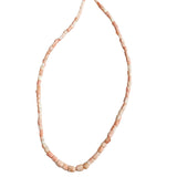 pink coral tulip beads vintage
