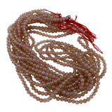 Dusty Rose Moonstone 3mm Round Beads Gemstone