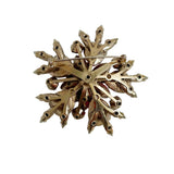 Pink Rhinestone Brooch Mid-Century Beau Jewels