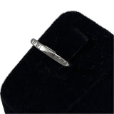 Art Deco Orange Blossom Platinum Wedding Band 7