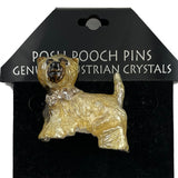 Posh Pooch Westie Dog Pin