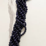 Deep Purple Jade Round Beads