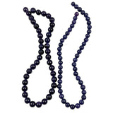 purple jade round beads
