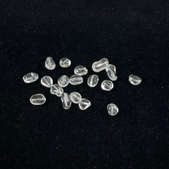 Polished Rock Crystal Quartz Beads
