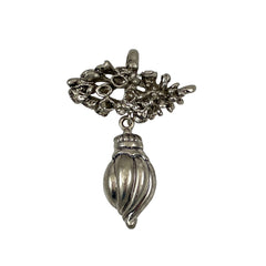 Silver Rebecca Collins Shell Pendant Vintage