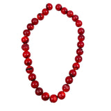 Red Bamboo Coral 12mm Round Beads