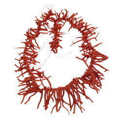 Italian Red Coral Branches Strand 419 carats