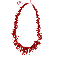 Italian Red Coral Branches Strand 29 grams