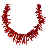 Italian Red Coral Branches Strand 29 grams