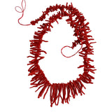 Italian Red Coral Branches Strand 29 grams