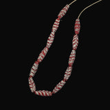 Red Feather African Trade Beads Antique