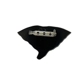 Lee Sands Red Sponge Coral Elephant Brooch Back