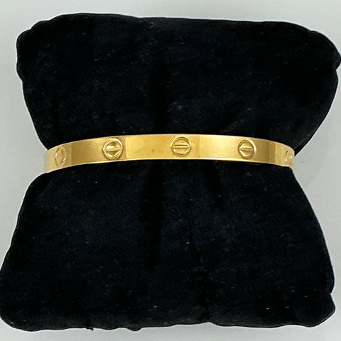 1970 Charles Revson Aldo Cipullo Love Bracelet 1970 Gold Plated
