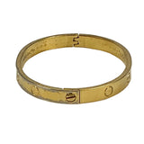 1970 Charles Revson Aldo Cipullo Love Bracelet 1970 Gold Plated