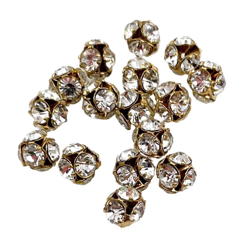 Crystal Rhinestone Beads Balls 6mm