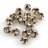 Crystal Rhinestone Beads Balls 6mm