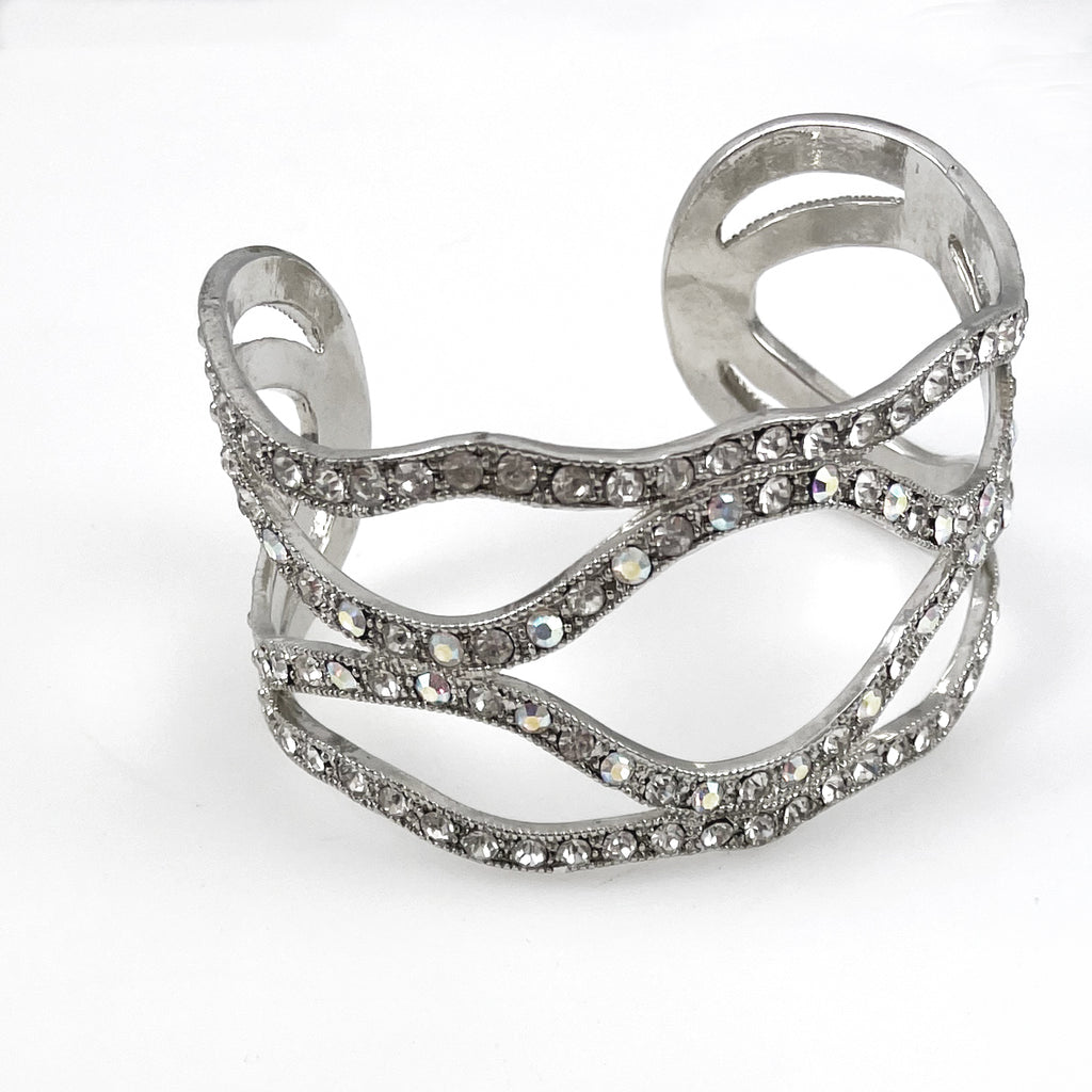 Large rhinestone deals bracelet