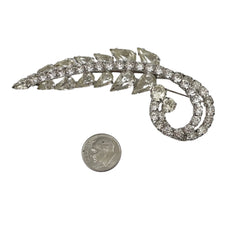 Art Deco Rhinestone Classic Brooch