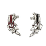 Vintage Rhinestone Clip On Earrings 1950's