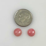 Pink Rhodochrosite Gemstone Round Cabochons 8mm