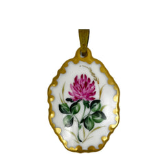 Vintage Rosenthal Porcelain Floral Pendant