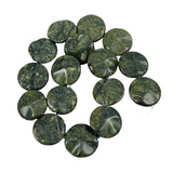 Russian Serpentine Large Ruffled Coin Beads