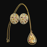 Sarah Coventry Sultana Rhinestone Necklace & Earrings