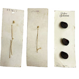Schwanda Leaf Buttons on Cards Vintage German