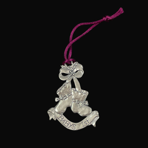 Seagull Pewter Baby's First Christmas Ornament