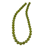 Green Serpentine 10mm Round Beads