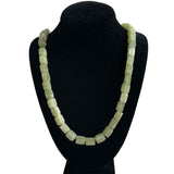 Carved Green Serpentine Bird Beads 13mm-Vintage