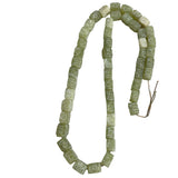 Carved Green Serpentine Bird Beads 13mm-Vintage